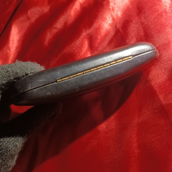 Vintage vogue black hard eyeglass glasses case - Picture 5 of 6